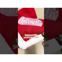 Bandana Natal com Pelúcia - Personalizada