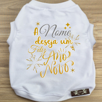 Camiseta Feliz Ano Novo - Coleção Ano Novo