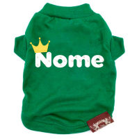 Camiseta Funny - Personalizada-Verde-Peso Indicado: 2,5 a 4,5Kg