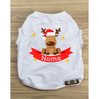 Camiseta Rena de Natal - Coleção Natalina