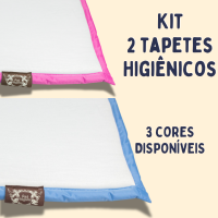 Kit 2 Tapetes Higiênicos Laváveis e Reutilizáveis para Cães