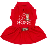 Vestido Alce Mamãe Noel - Coleção Natal