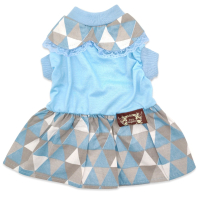 Vestido LogSango-Azul-Peso Indicado: 2,5 a 4,5Kg