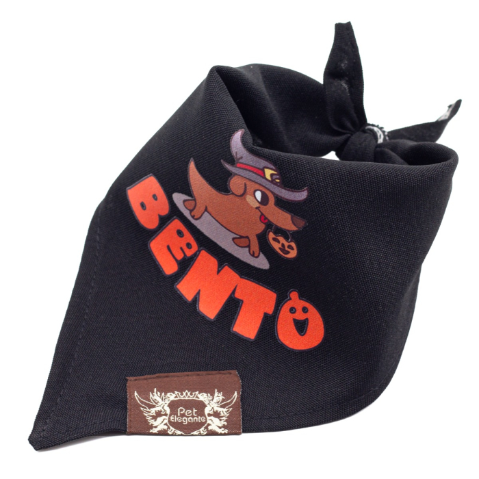 Bandana Preta Basic Dog Bruxinho - Coleção Halloween