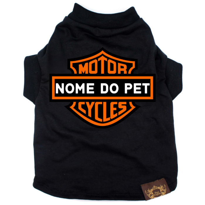 Camisa Meu Pet Motoqueiro - Personalizada