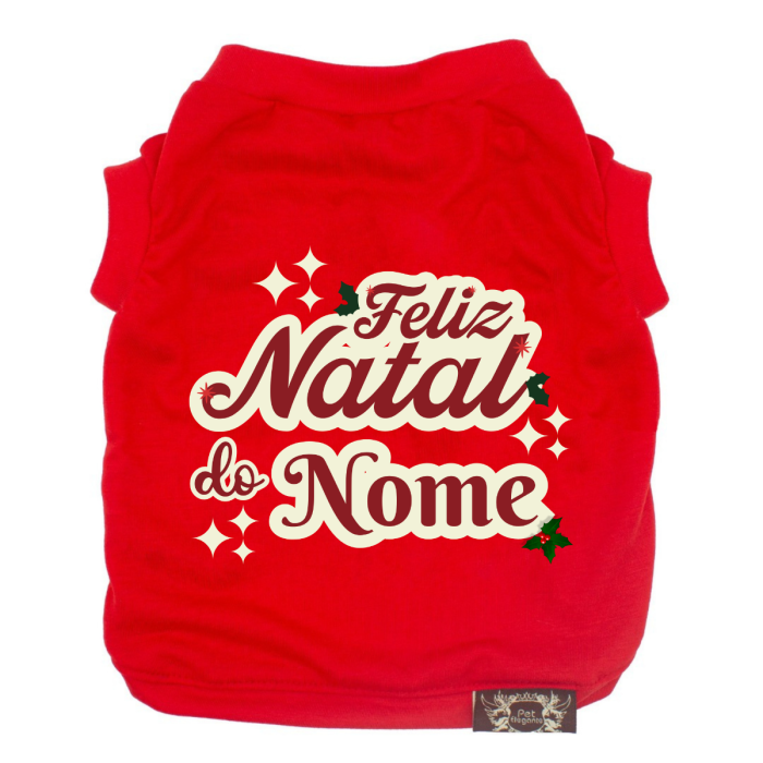 Camiseta Feliz Natal - Coleção Natalina